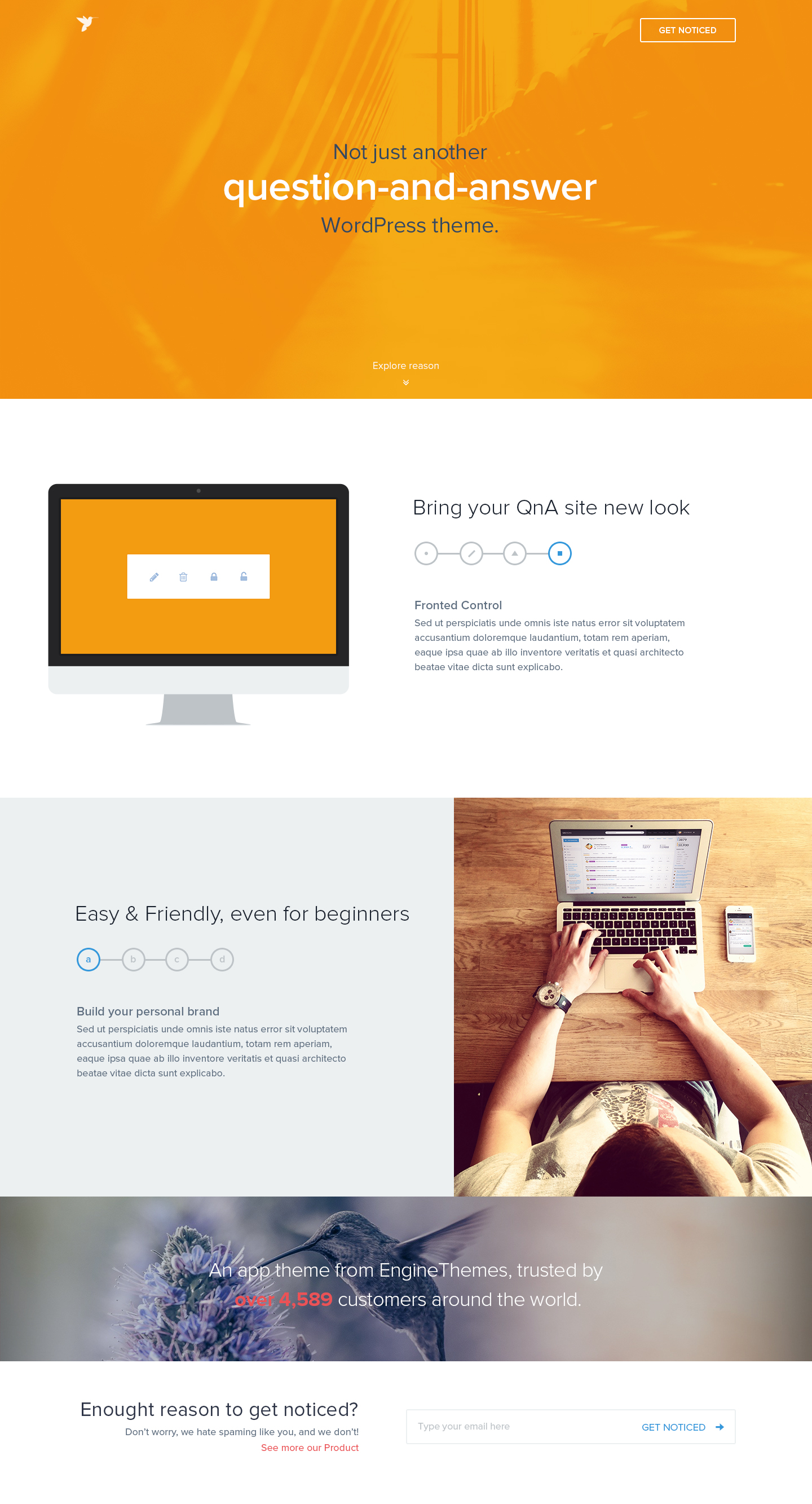 Landing page